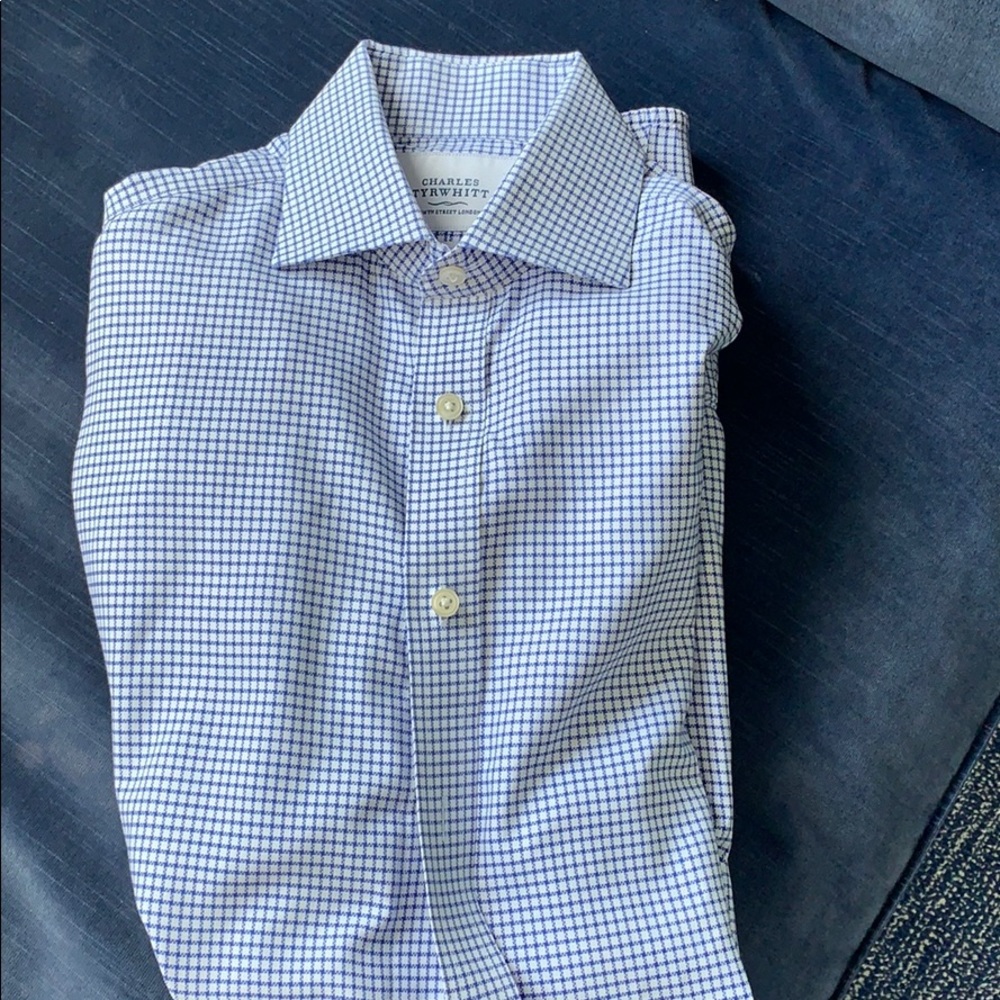 Charles Tyrwhitt slim fit French cuff shirt